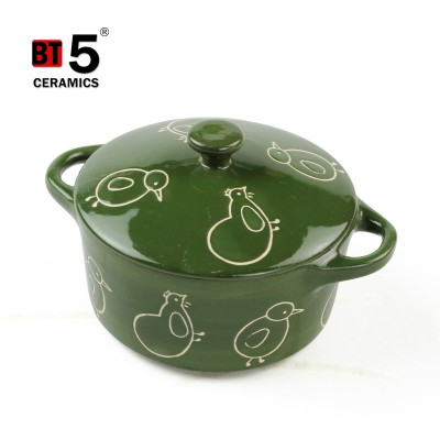 Mini ceramic stoneware food cookware kitchenware for oven