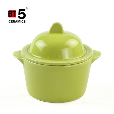 Green cookware sets kitchen ceramic with stone ware